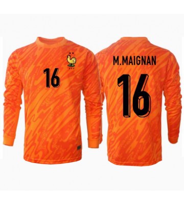 Francie Mike Maignan #16 Brankář Venkovní Dres ME 2024 Dlouhým Rukávem